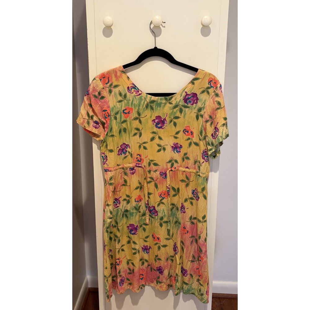 Jams World Floral Tenzi Short Sleeve Midi Dress View 3